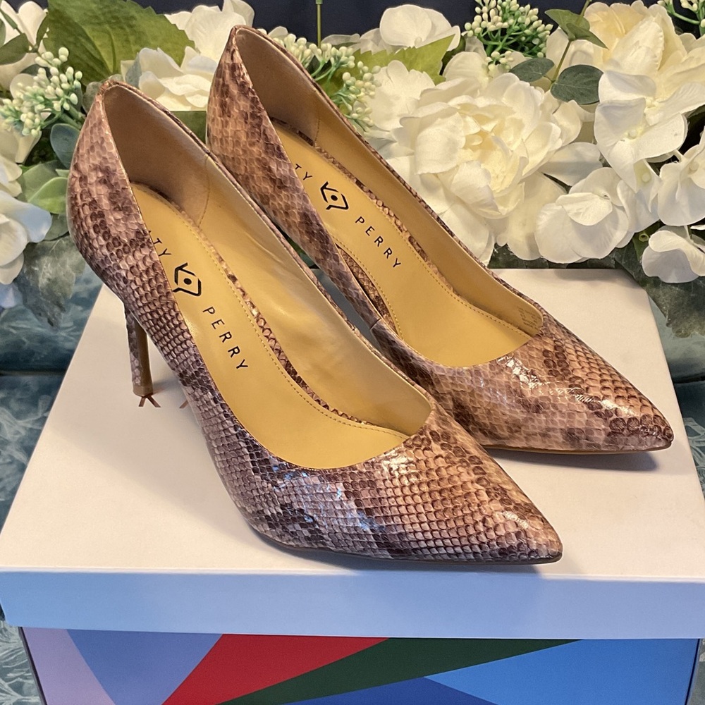 Katy Perry Collections Sissy Snakeskin Heels